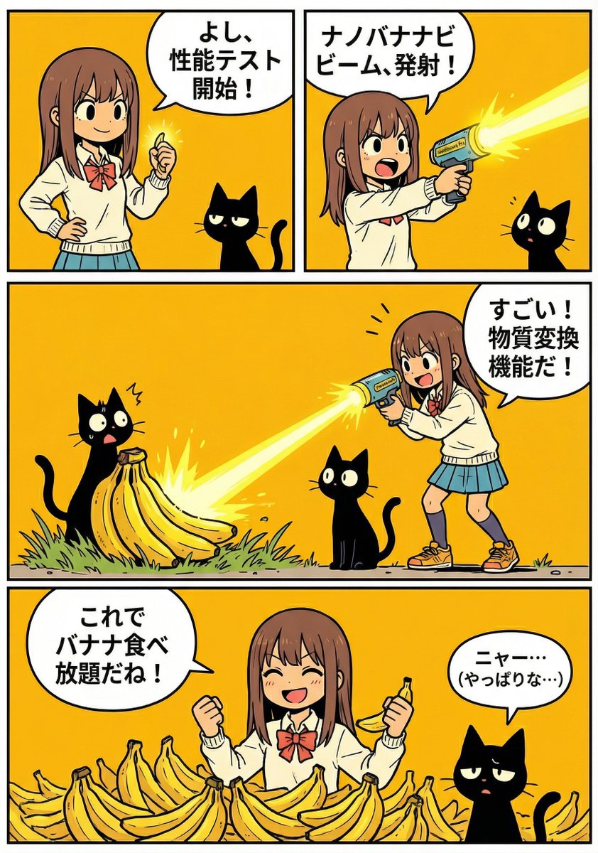 A4 manga about how amazing Nano Banana Pro is AI image template preview