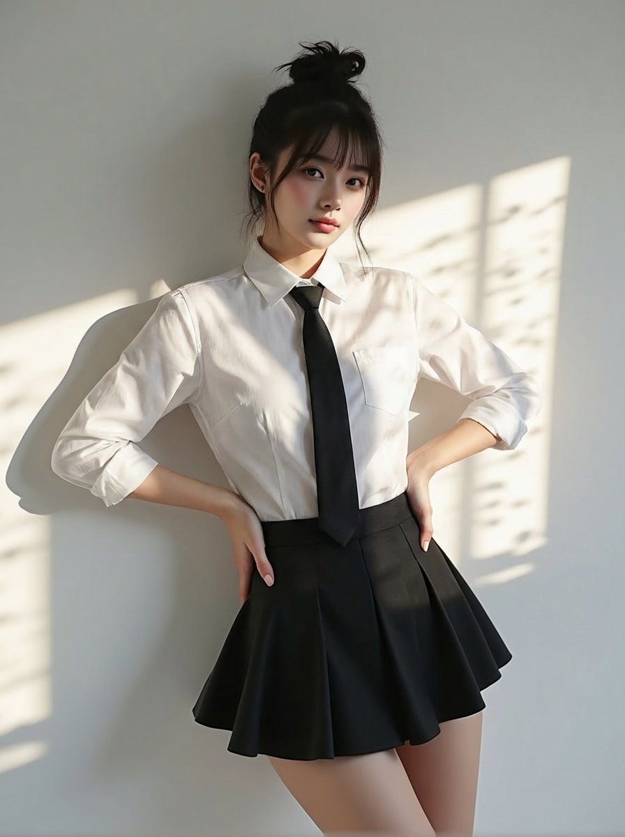 Change clothing to match reference outfit AI image template preview