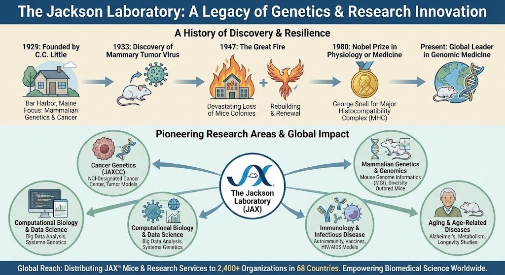Infographic about the Jackson Laboratory AI image template preview