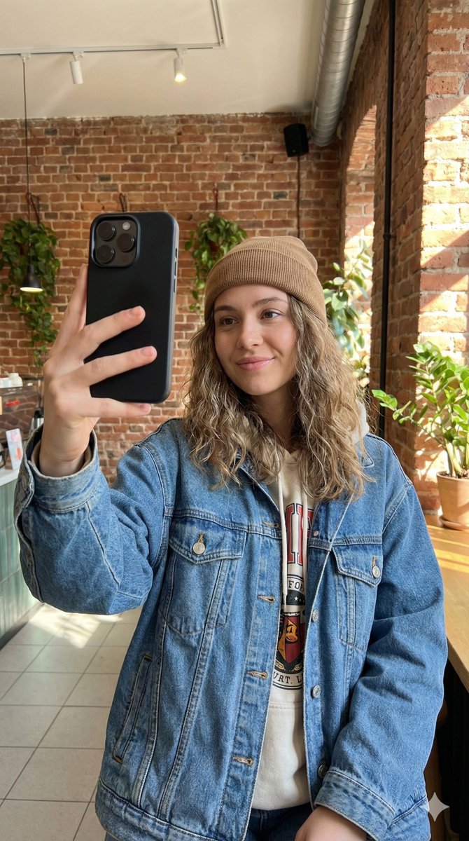 Ultra-Sharp 4K Selfie Portrait Prompt AI image template preview