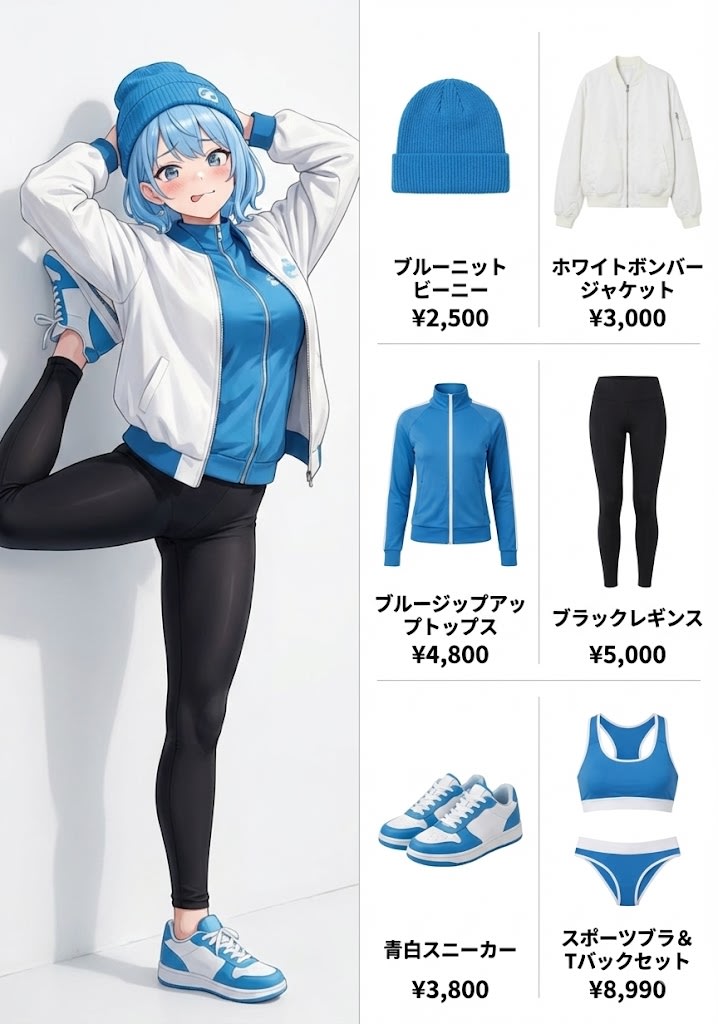 OOTD (Outfit of the Day) Fashion Diagram Prompt AI image template preview