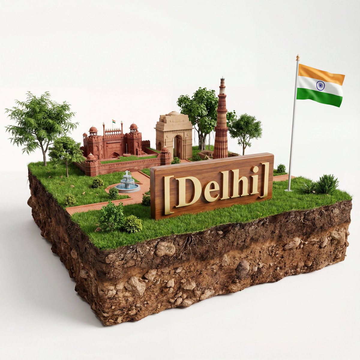 3D Diorama of Ahmedabad Landmark example 2
