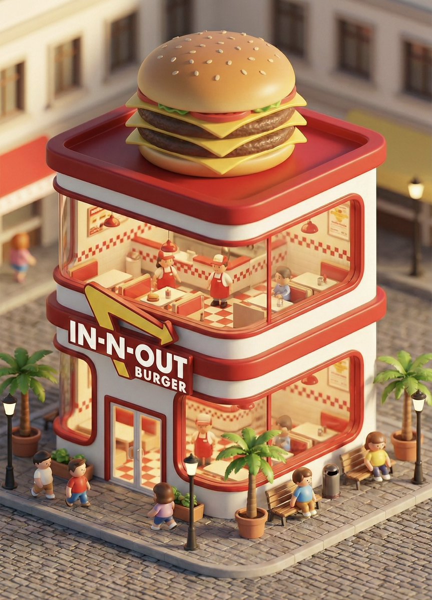 3D chibi concept store brand prompt AI image template preview
