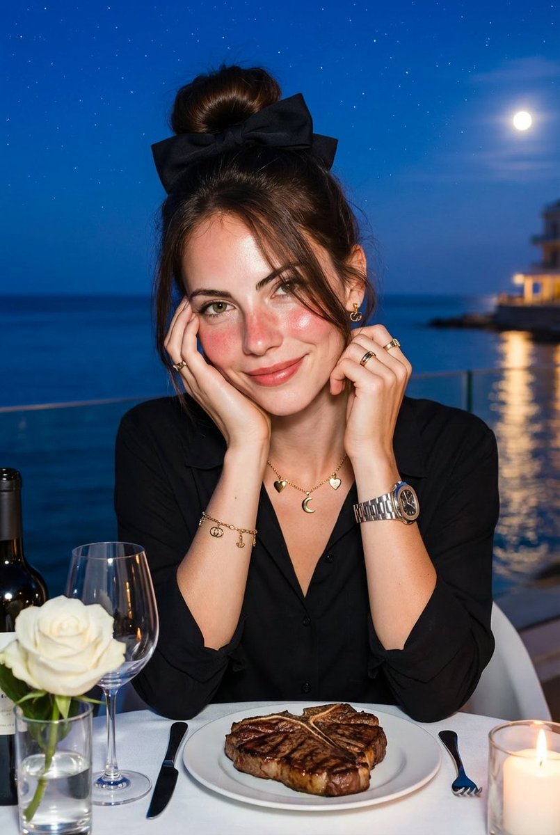 Ultra-Realistic Portrait Prompt with Flash Photography Style AI image template preview
