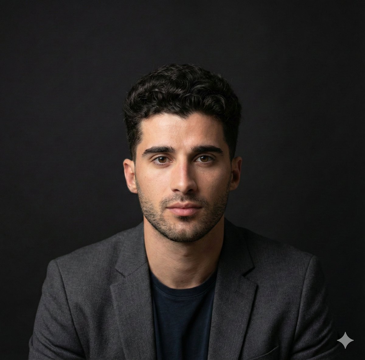Selfie to Professional Headshot Prompt AI image template preview