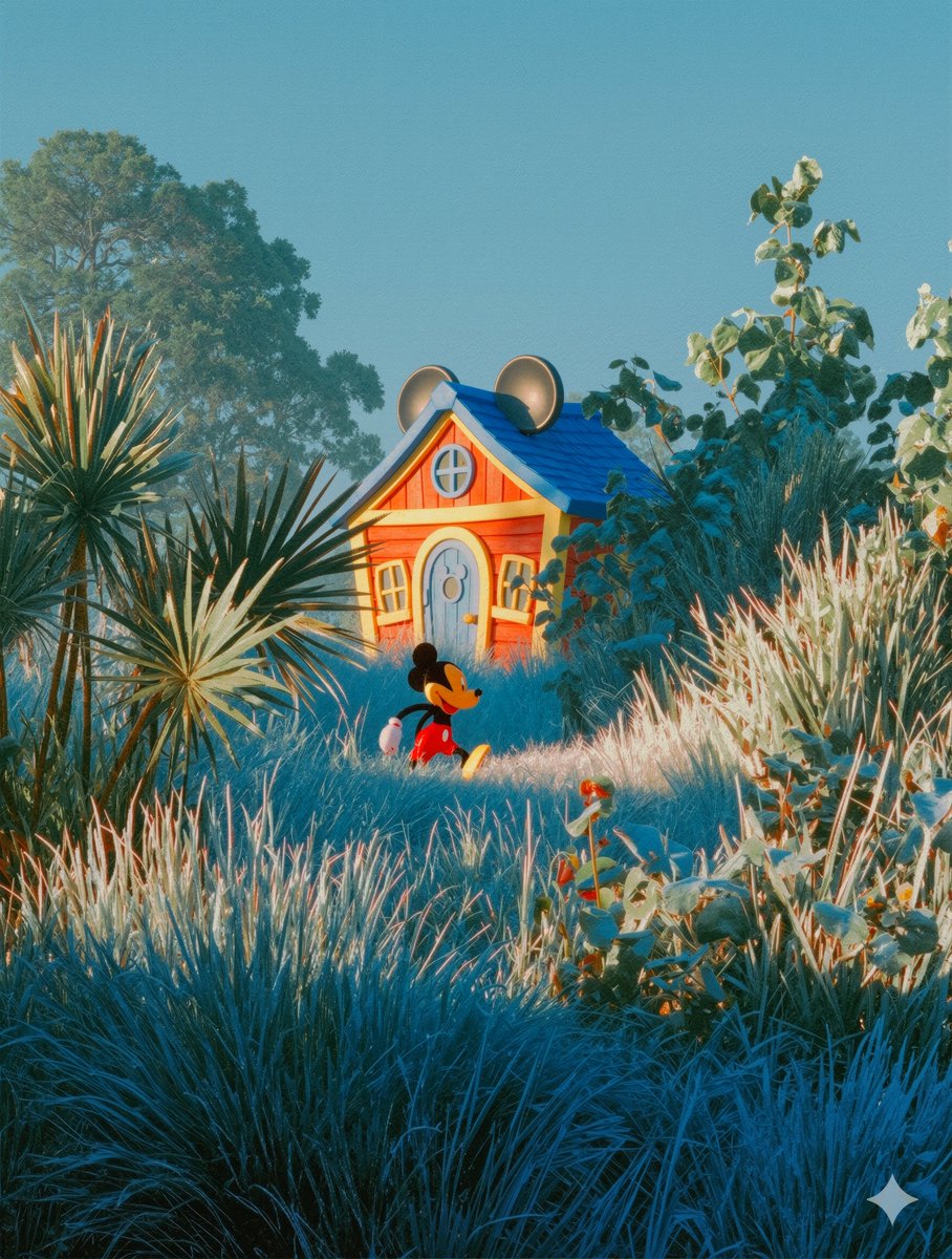Image Editing Prompt: Add Playhouse Behind Character example 2