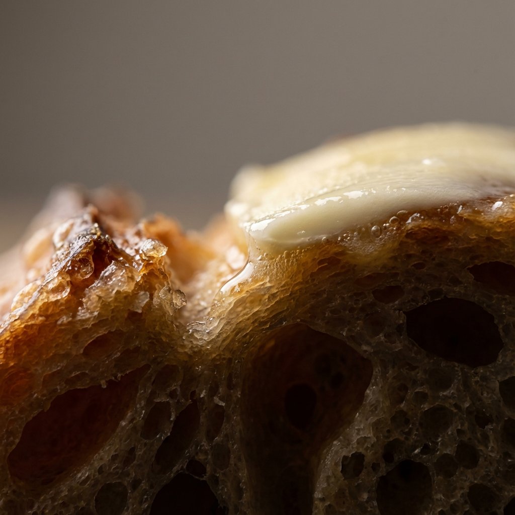 Extreme Macro Cinematography of Food AI image template preview