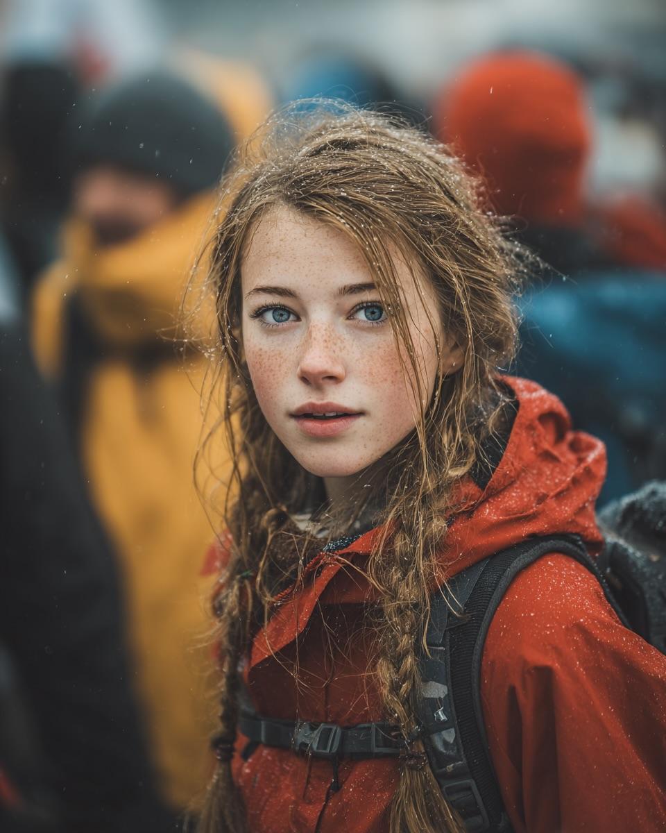 Cinematic Street Portrait (JSON) AI image template preview