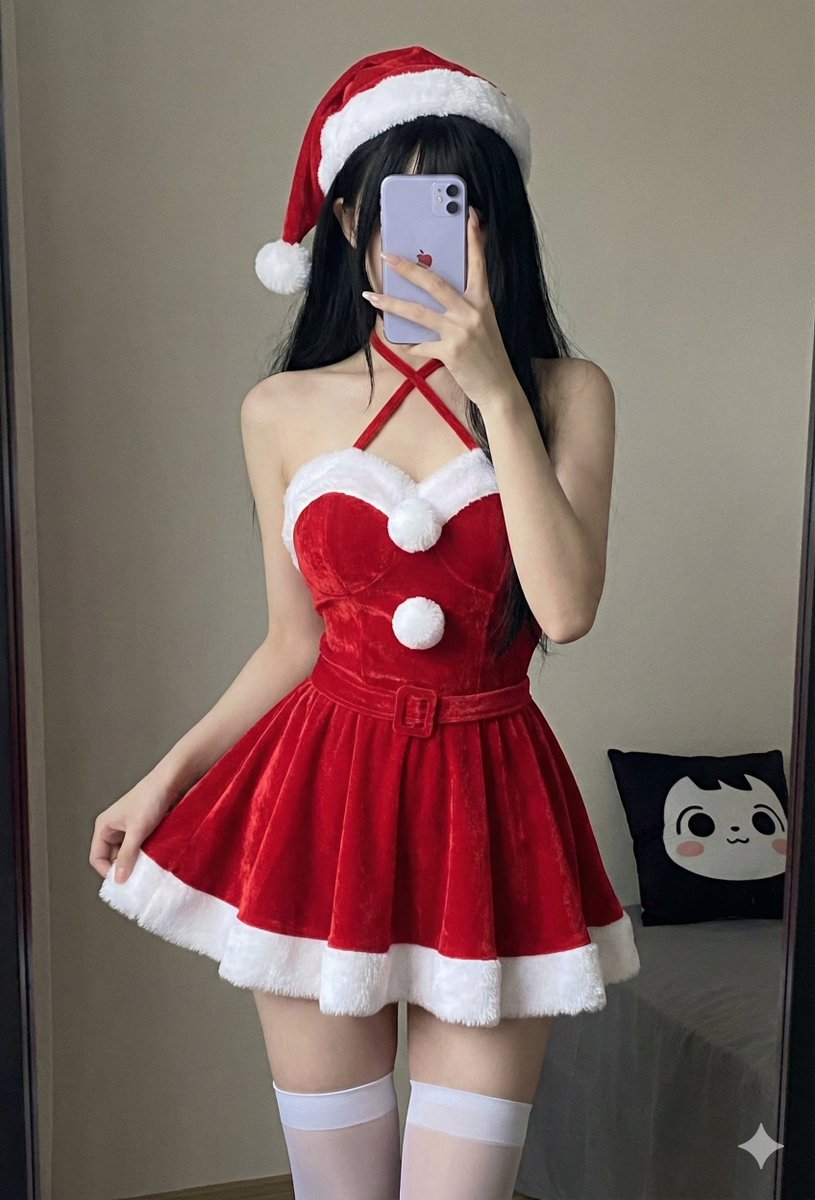 Depth Map Controlled Santa Selfie AI image template preview