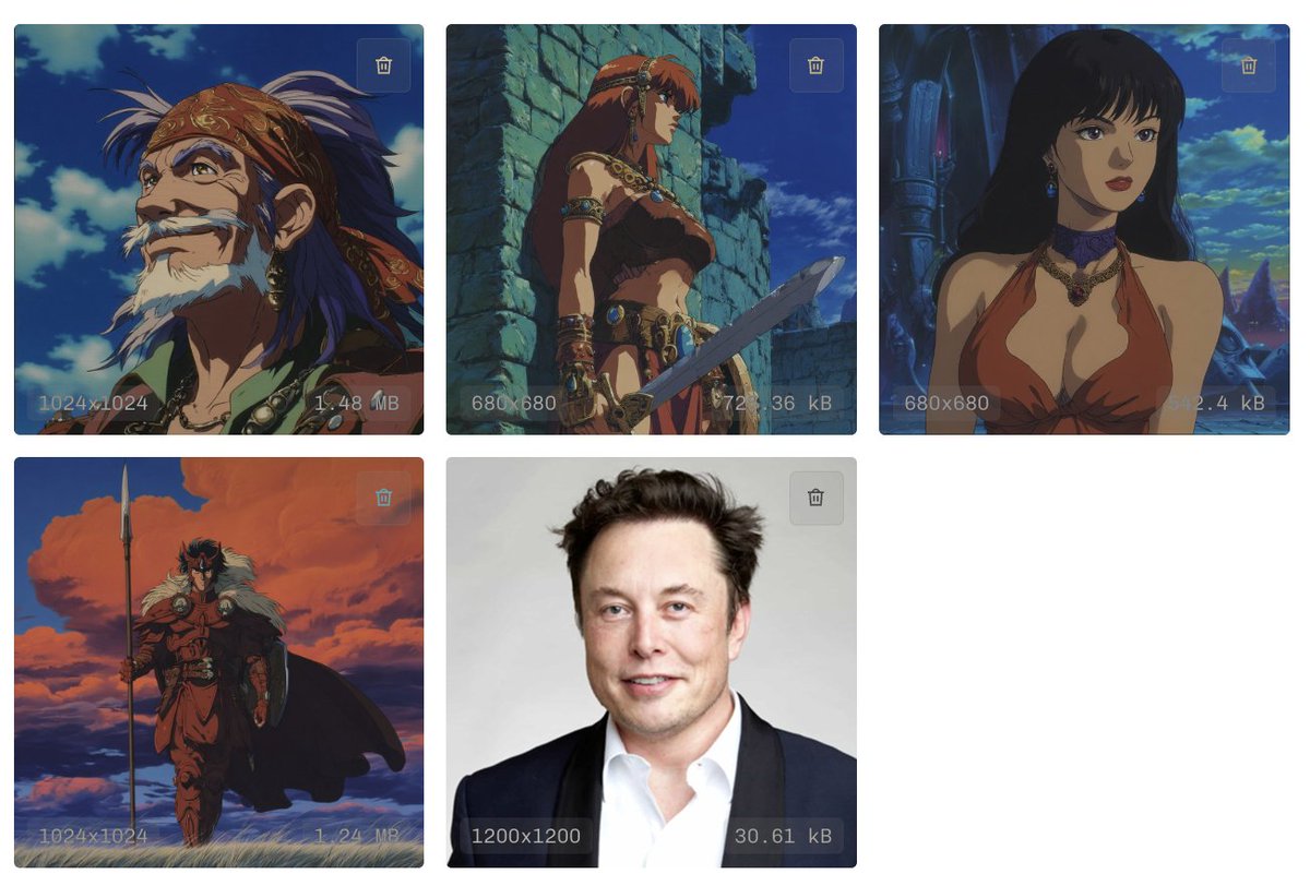 Style Transfer to Anime Cartoon AI image template preview