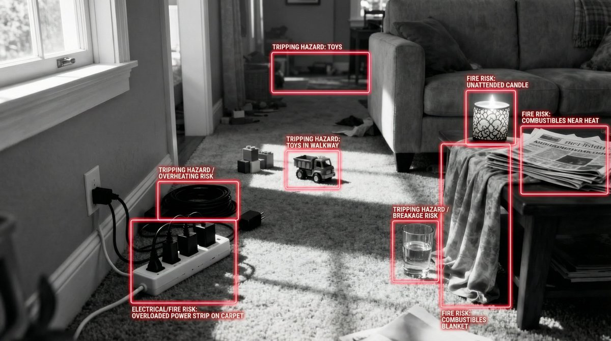 Safety Hazard Analysis and Visualization AI image template preview