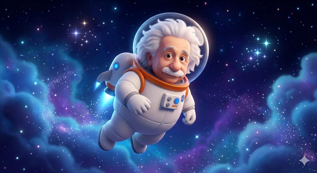 Pixar Style Celebrity Astronaut Caricature AI image template preview