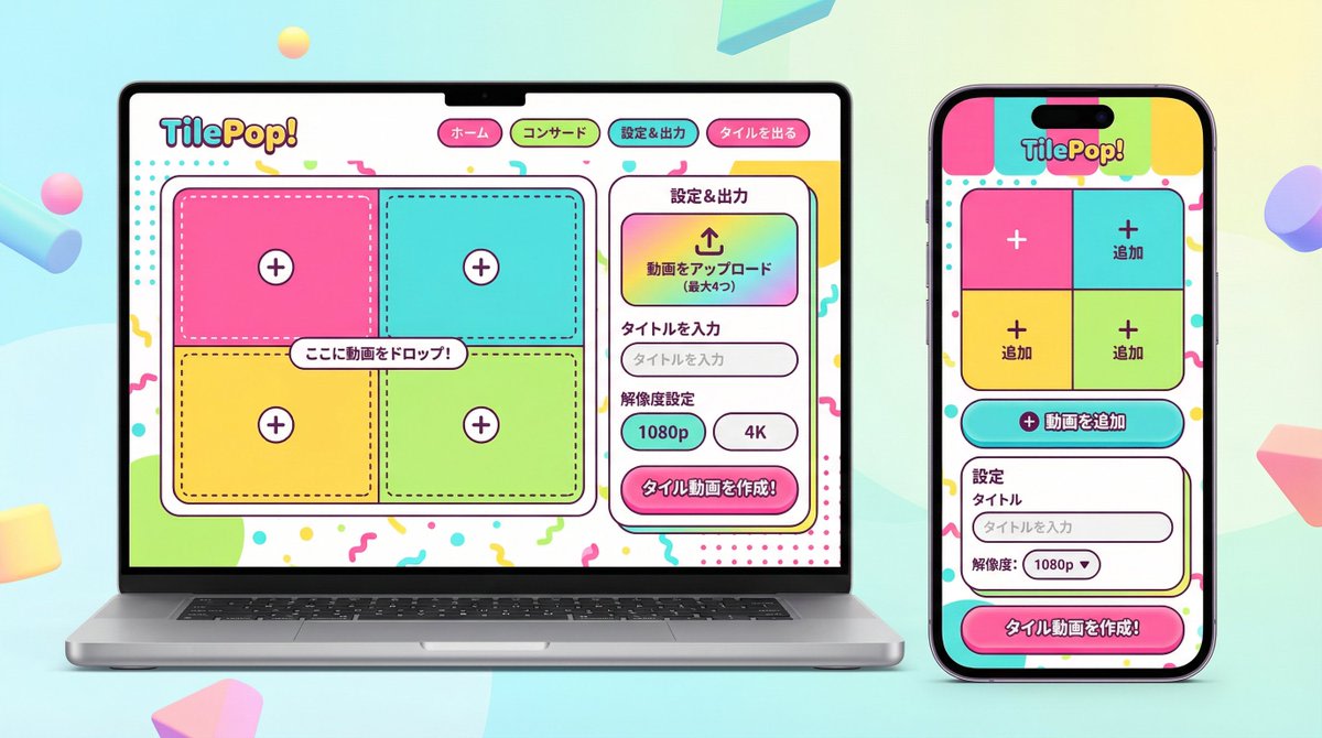 UI/UX Redesign Prompt (Pop Design Style) AI image template preview