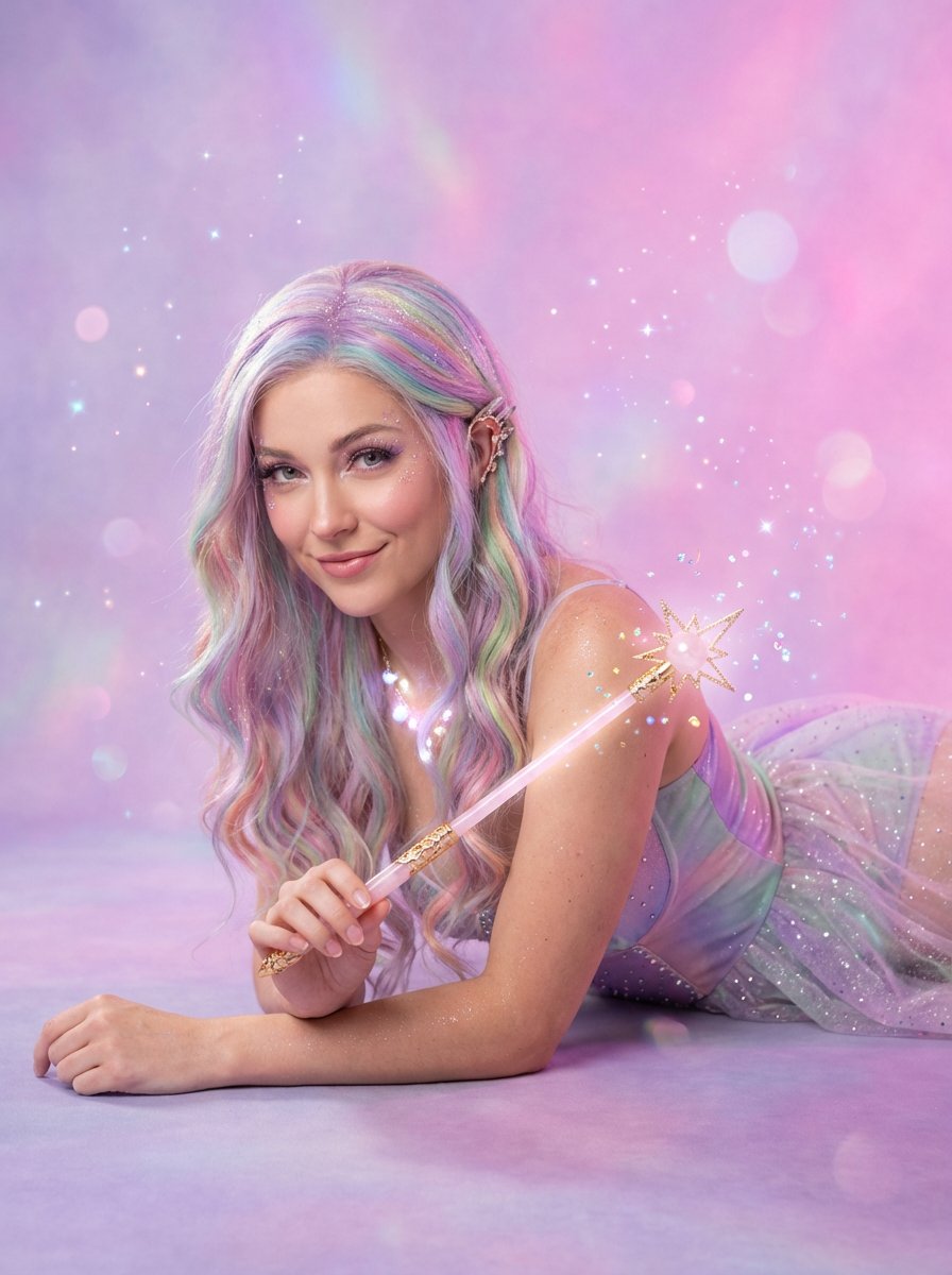 Ethereal Fairy Queen Product Shot AI image template preview