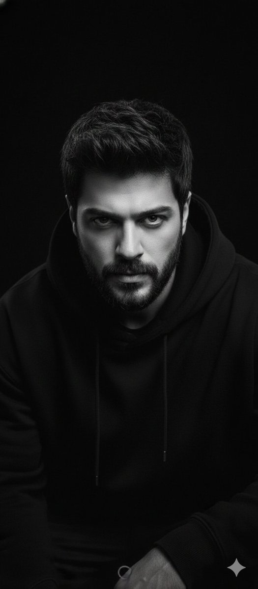 Black and White Portrait with 35mm Lens Look AI image template preview