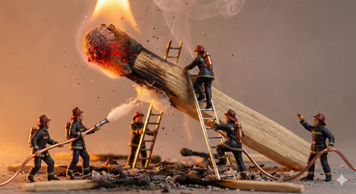 Tiny People, Giant Problem Diorama Prompt AI image template preview
