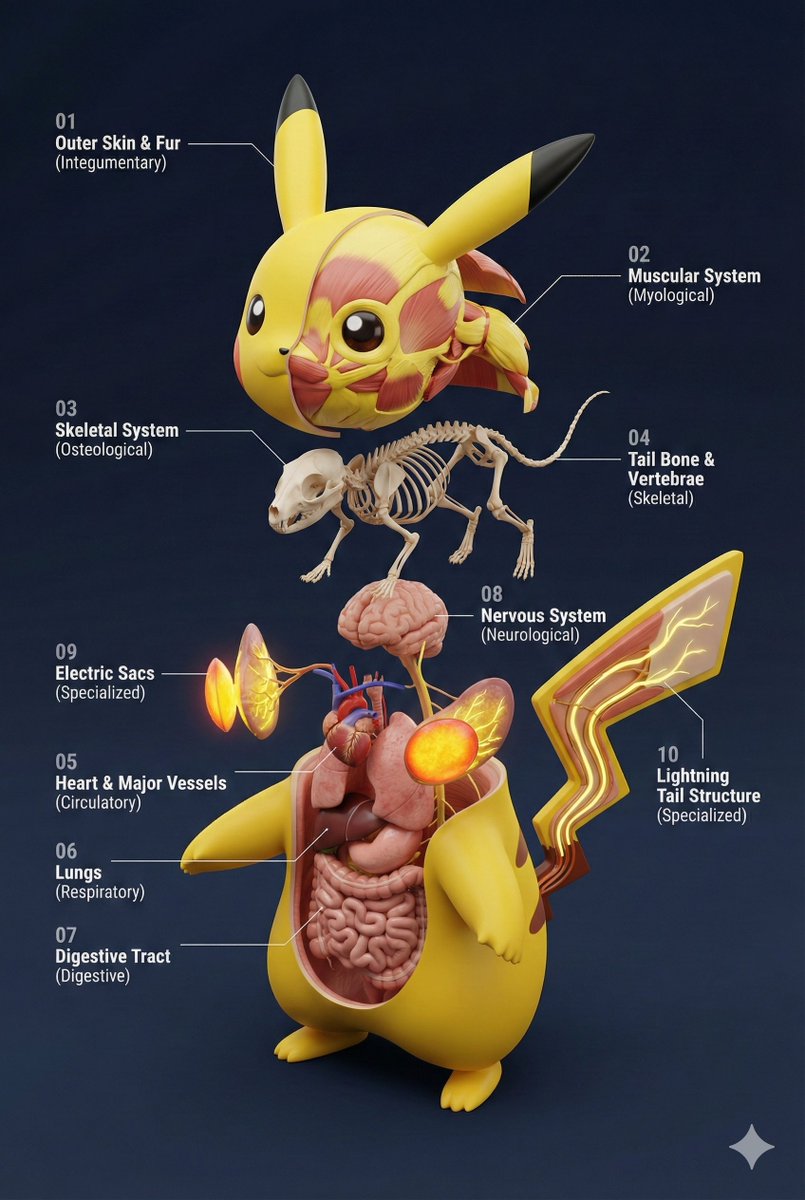 Universal 3D Anatomy Dissection Prompt AI image template preview
