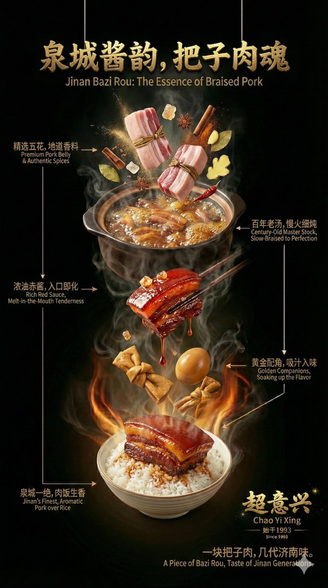 Advanced Commercial Food/Product Poster Template with Vertical Layering example 4