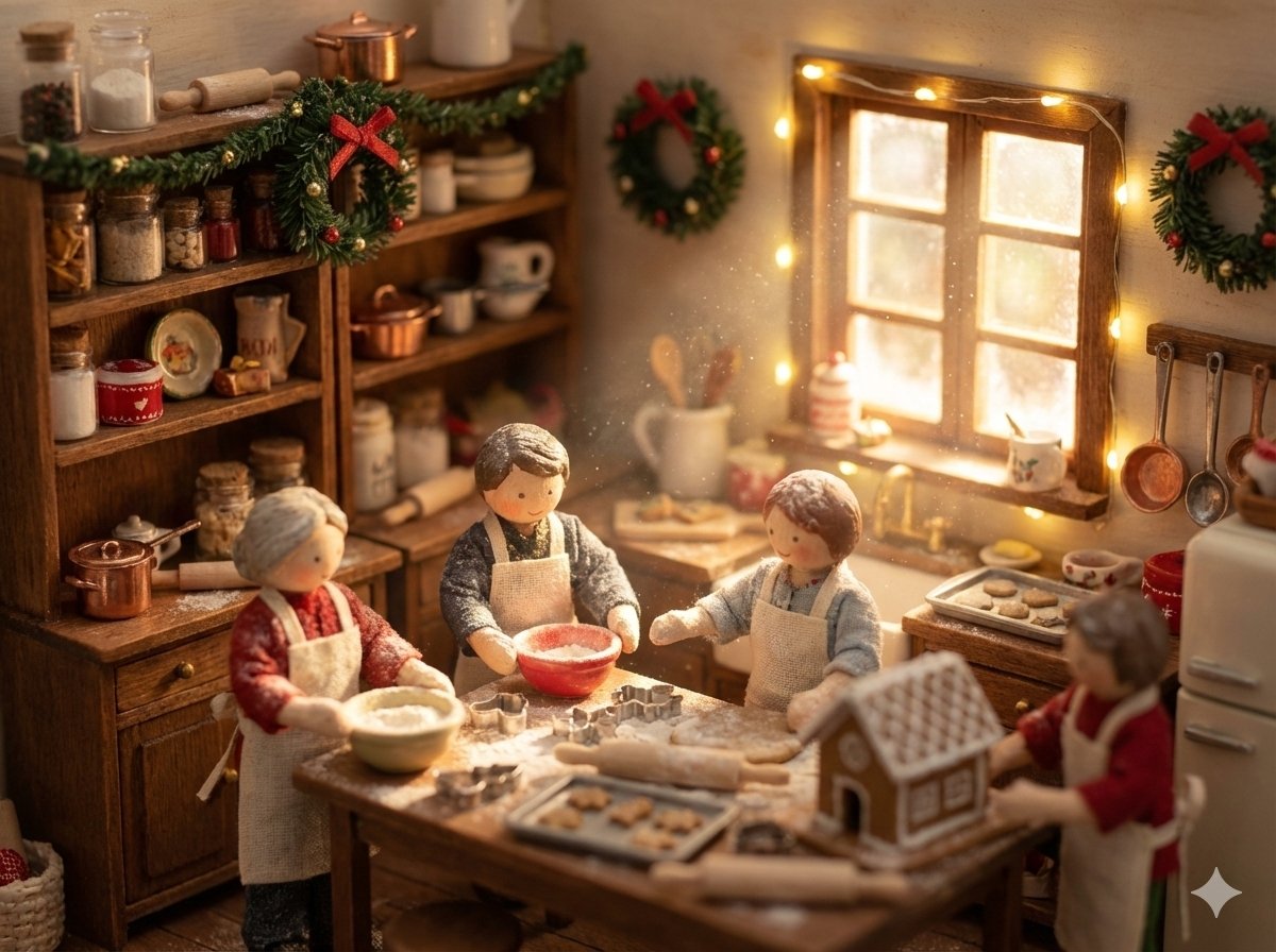 Miniature Diorama Prompt (Tilt-Shift) AI image template preview