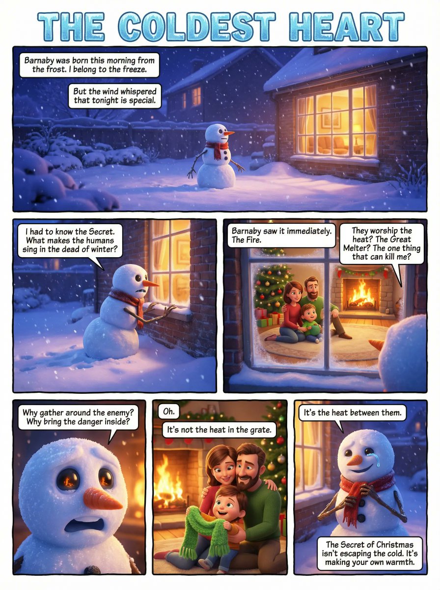 Comic Book Page Generation AI image template preview