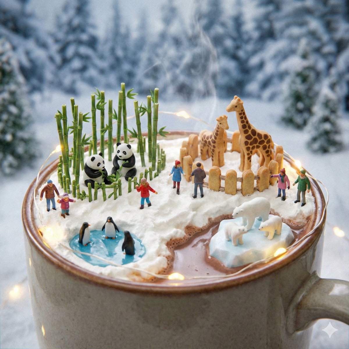 Micro Diorama Scene Generator AI image template preview