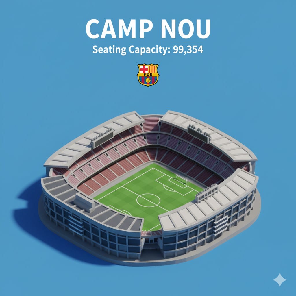 Isometric 3D Miniature Stadium Infographic AI image template preview