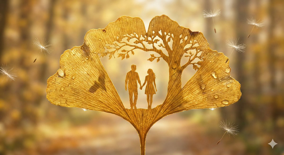 Leaf-Cutout Art Prompt Template and Examples AI image template preview