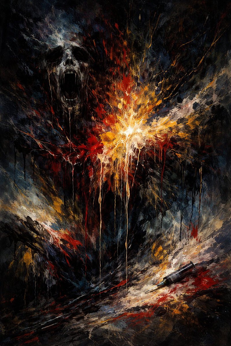 Abstract Art Inspired by Music Prompt AI image template preview