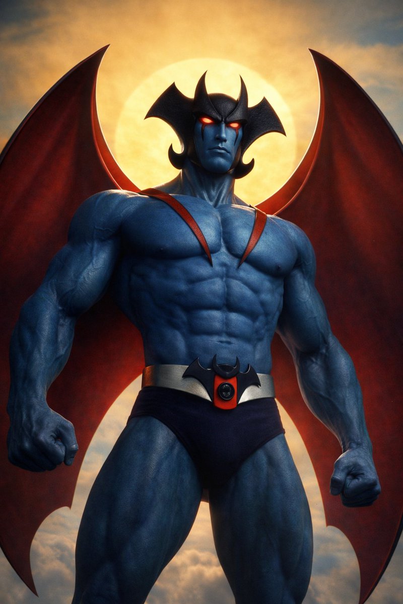 Devilman Anime Keyframe in 3DCG Style AI image template preview