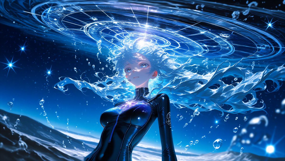 Anime Style AI Image Generation Prompt for Deep Sea Fantasy example 4