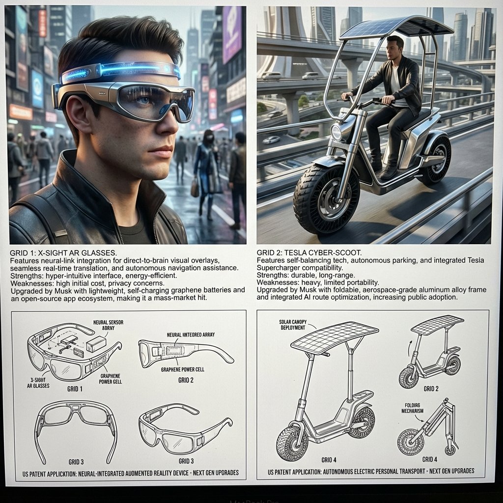 Inventor's Future Product Prediction Prompt AI image template preview