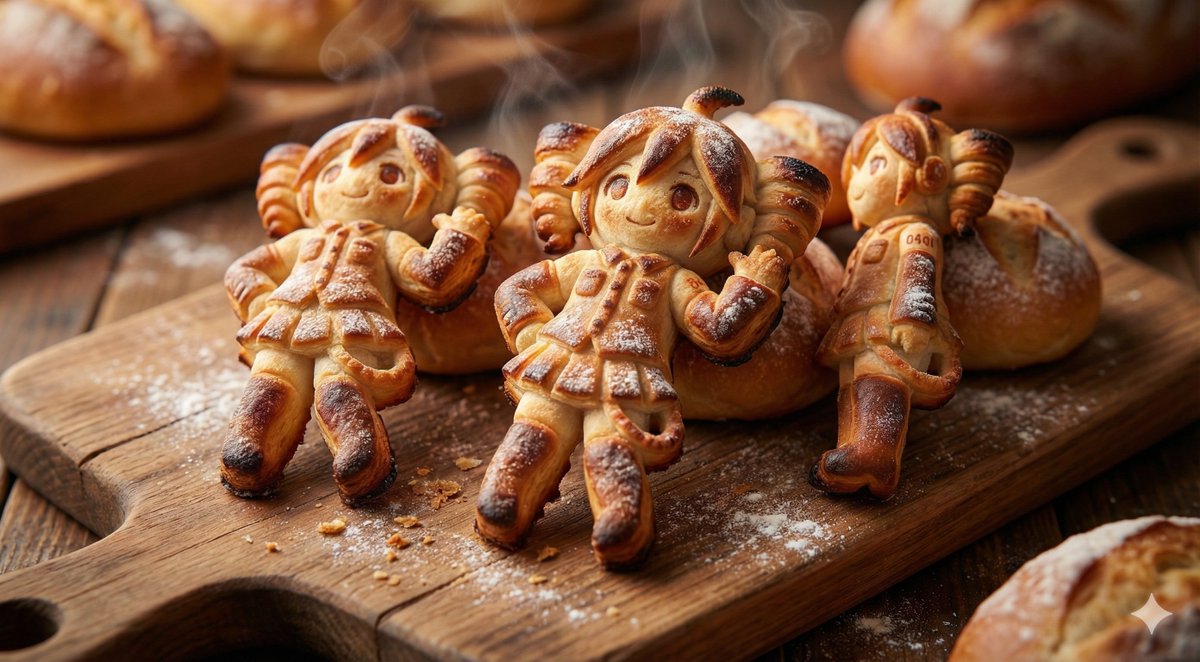 Everything is Freshly Baked Bread AI image template preview
