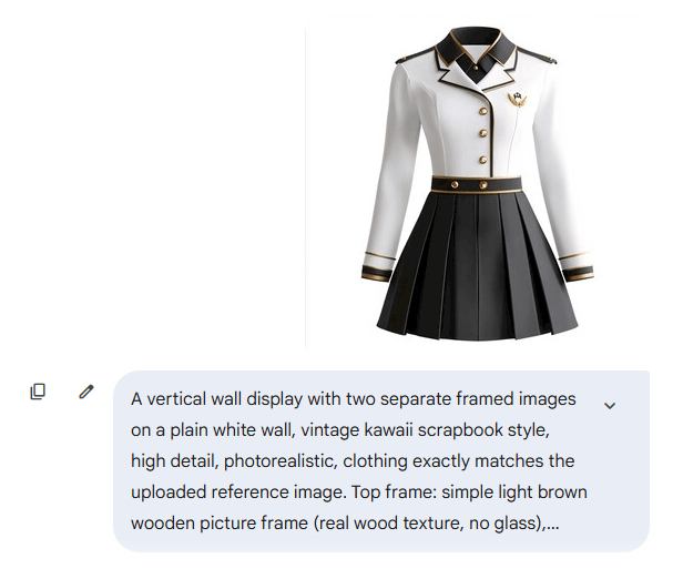 Kawaii Fashion Display Replication example 3