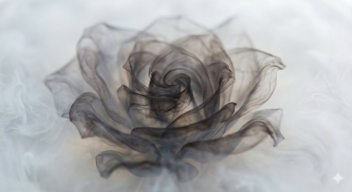 Abstract Subject Emerging from Ink and Water example 2
