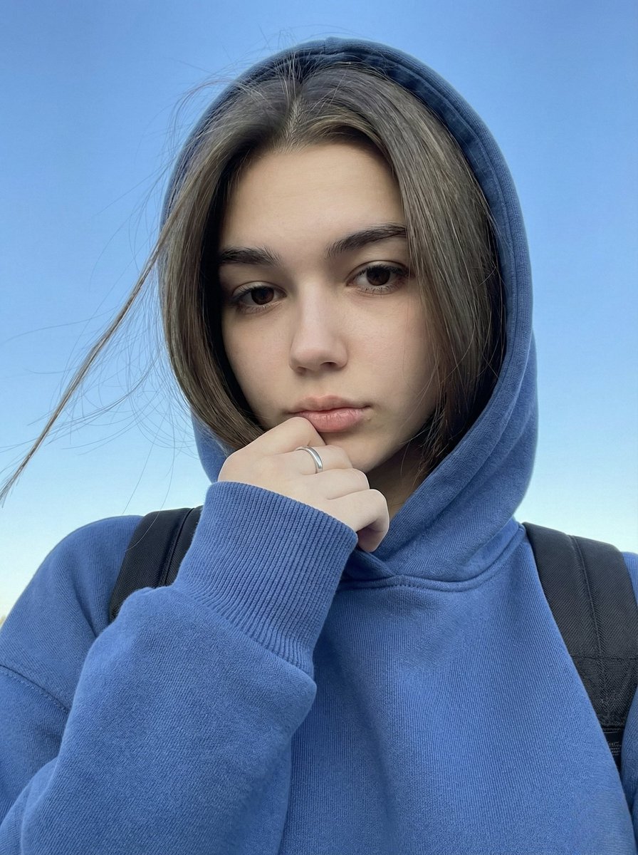 Instagram-Style Casual Portrait Prompt with Identity Lock AI image template preview