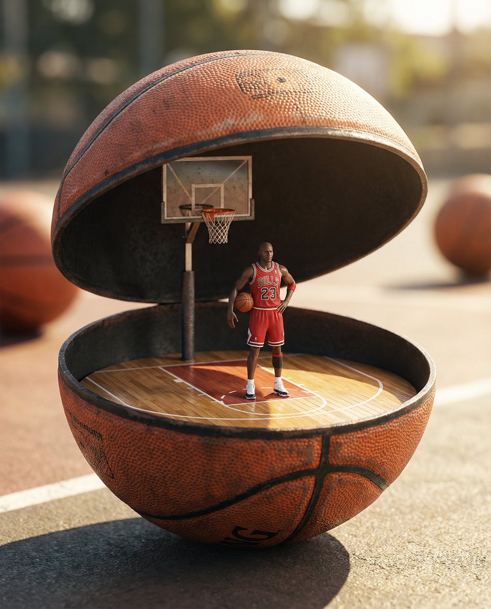 Miniature World Diorama Inside a Sphere example 2