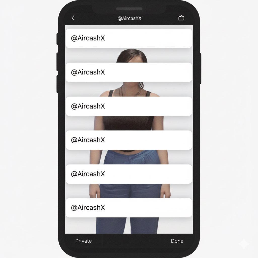 Studio Portrait with Digital UI Overlay AI image template preview