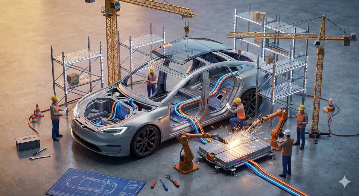 Miniature Construction Site Product Ad AI image template preview