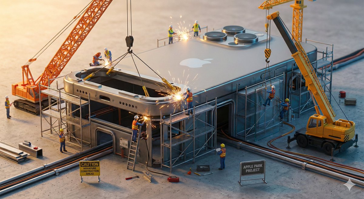 Miniature Construction Site Product Ad example 4