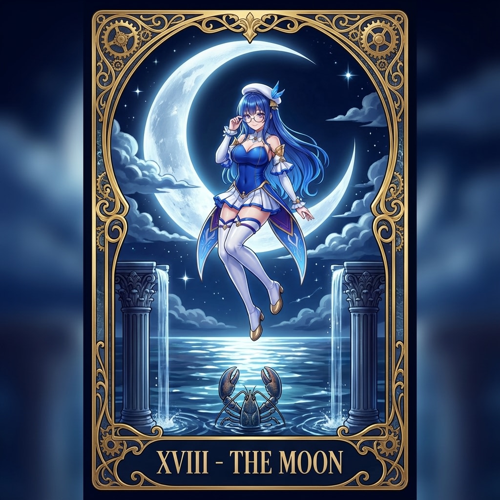 Tarot Card Conversion Prompt (Gothic/Art Nouveau Style) AI image template preview
