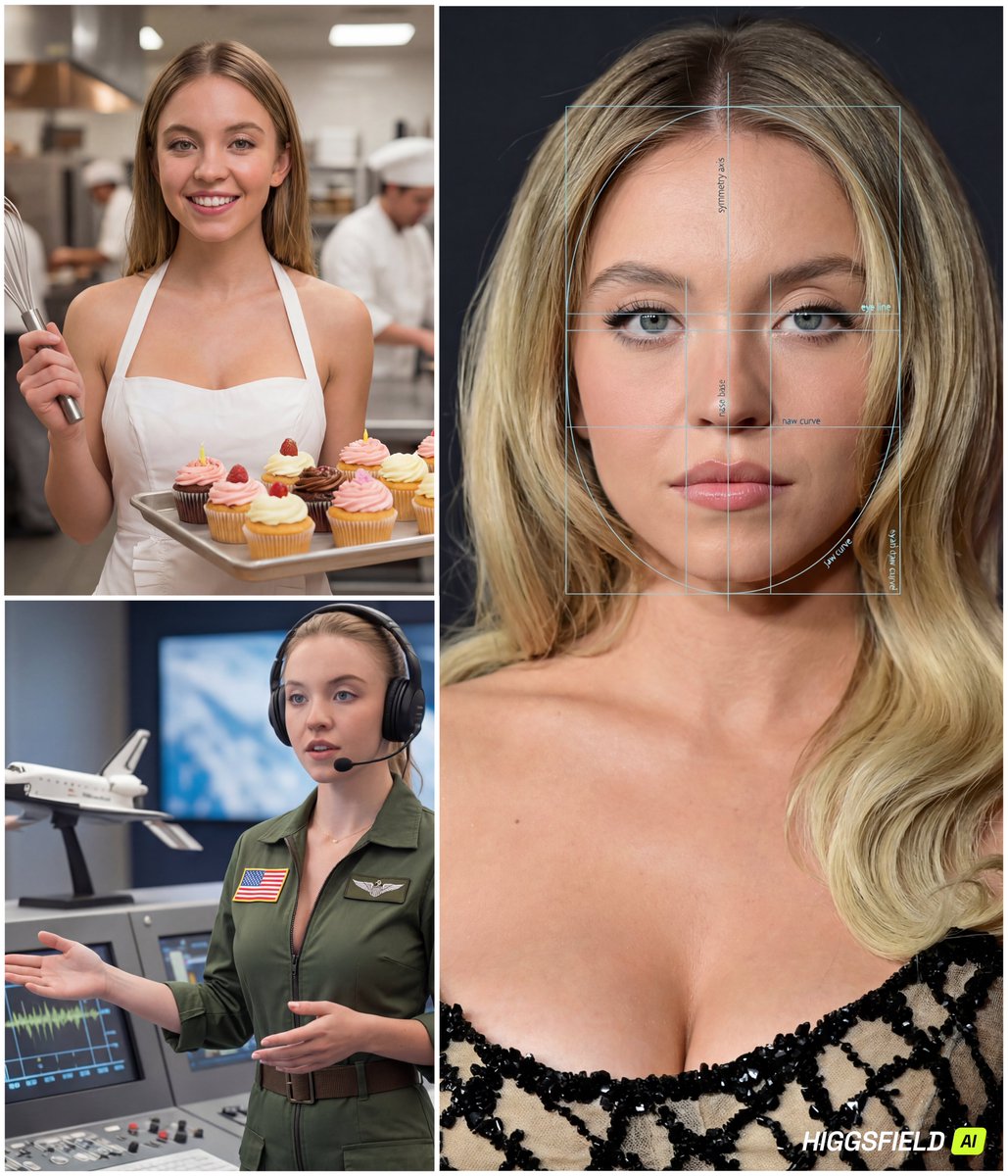 Face-to-Career Matching Composite Image Generator AI image template preview