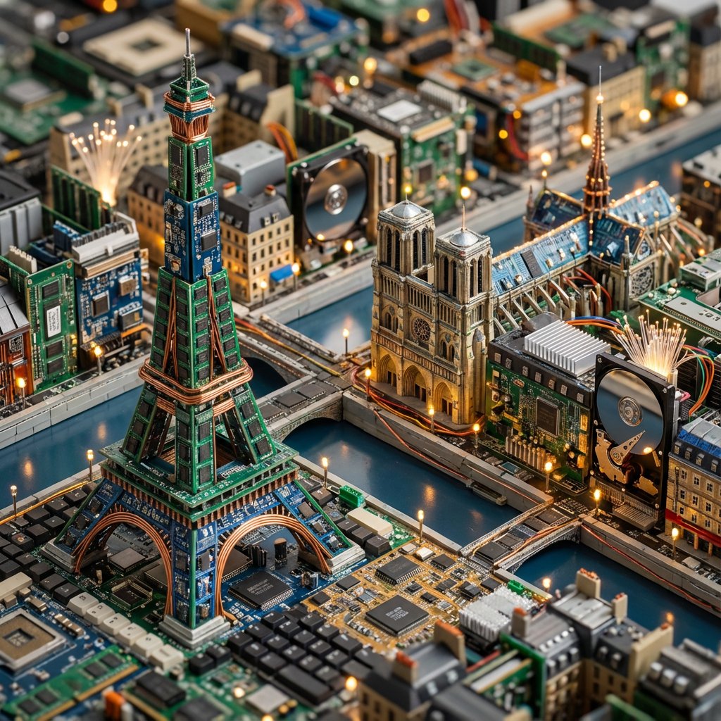 Cityscape Morphology from Material Concepts AI image template preview