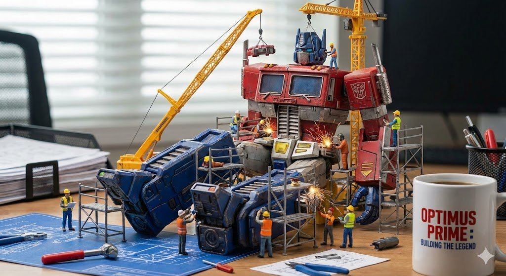 Miniature Construction Site Ad for a Product example 3