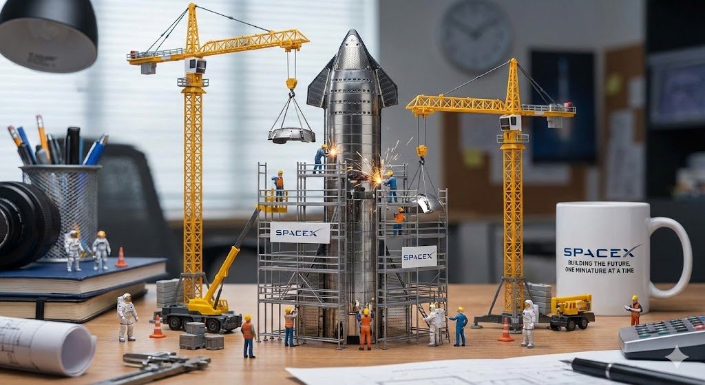 Miniature Construction Site Ad for a Product example 4