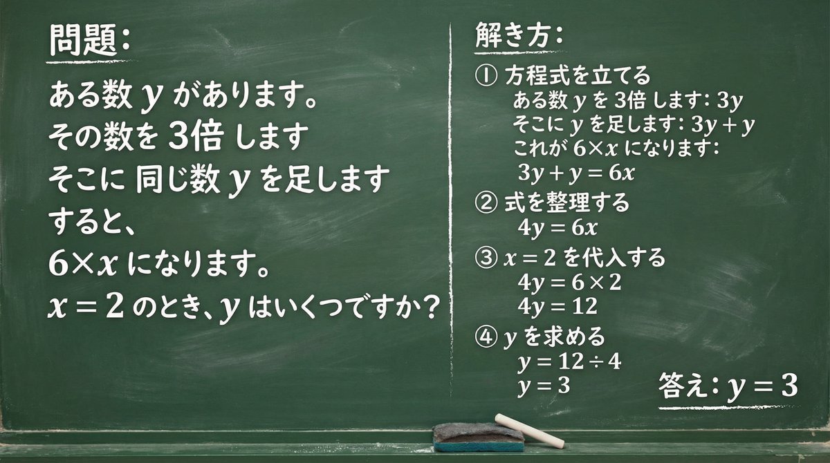 Chalkboard Math Problem Image Generation AI image template preview