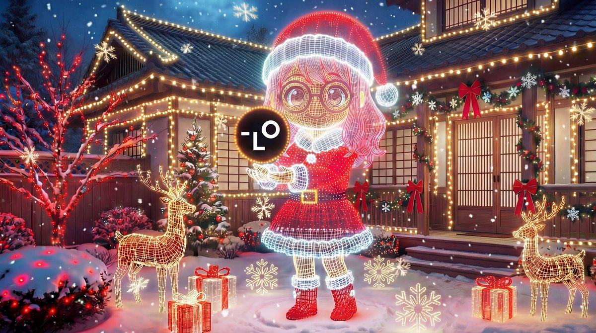 Outdoor Christmas Decoration from Input Image AI image template preview