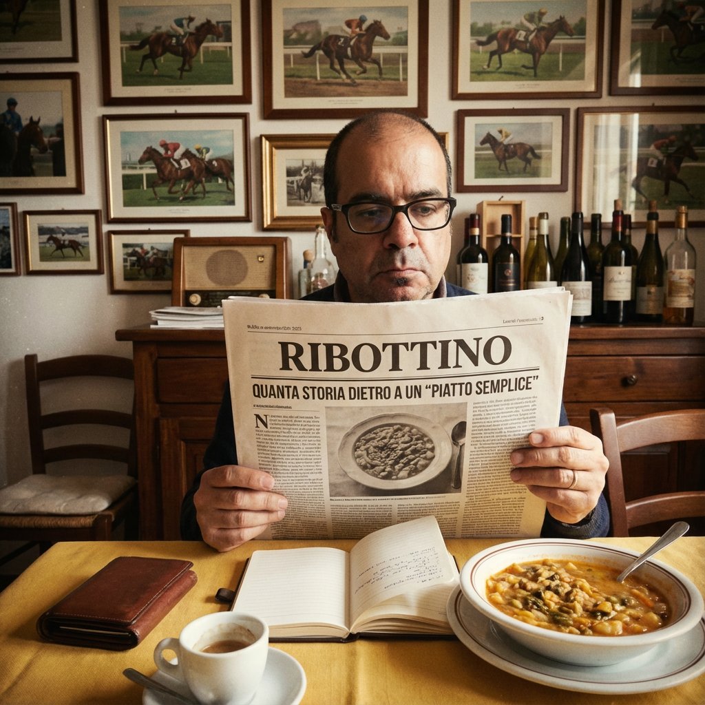 Vintage Newspaper Food Scene Prompt (JSON) AI image template preview