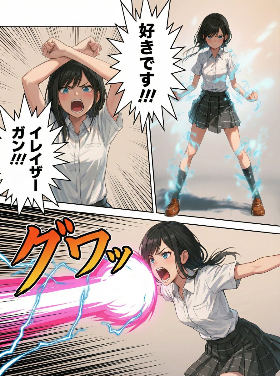 Eraser Gun Style Prompt for Nano Banana Pro (Fighting Pose Stage) AI image template preview