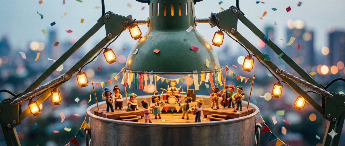Tiny Characters Festival on Everyday Object Prompt AI image template preview