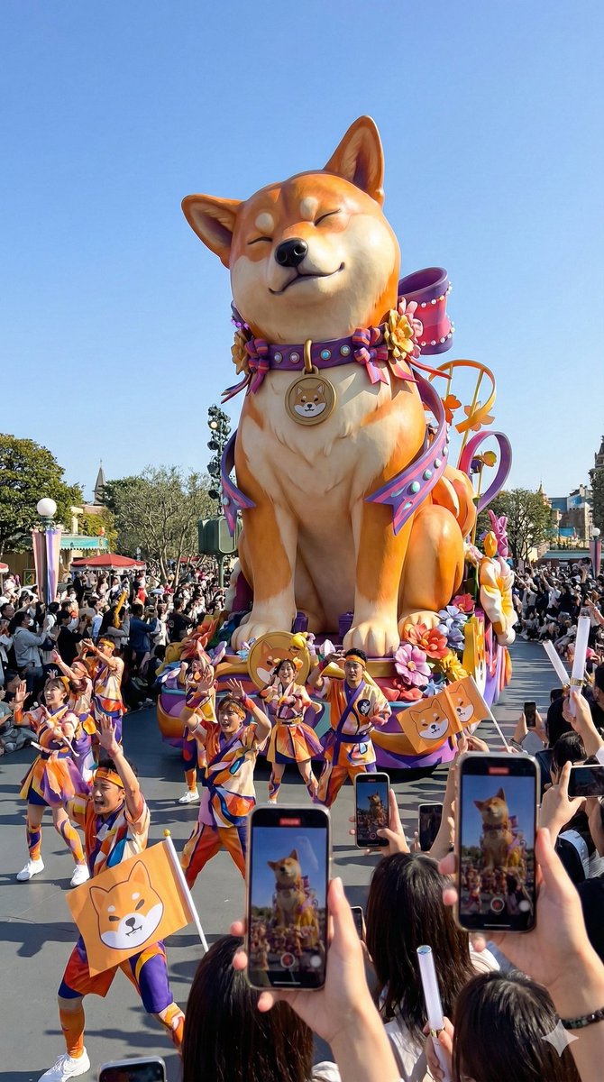Theme Park Parade Float Generation Prompt for Nano banana Pro AI image template preview
